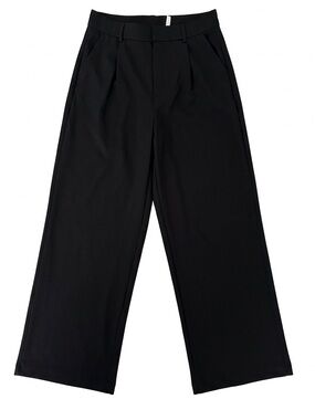 NWOT HALARA Black Wide Leg High Waist Women's Flowy Stretchy Dress Pants Size Sm